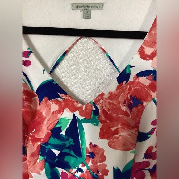 Charlotte Russe floral dress, a size medium. - Picture 2 of 5